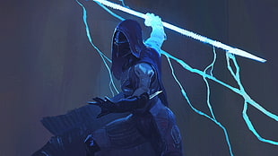 illustration of ninja, video games, Destiny 2 , hunter