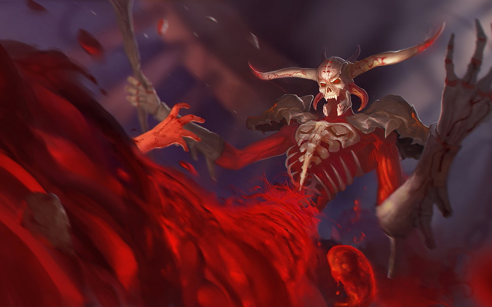 Necromancer Dota 2 skin HD wallpaper