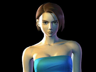 female character illustration, video games, Resident Evil, Jill Valentine HD wallpaper