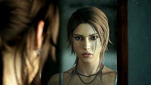 game application digital wallpaper, Lara Croft, tomb raider 2013, video games