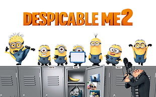 Despicable Me 2 wallpaper, Despicable Me, minions, movies, animated movies HD wallpaper
