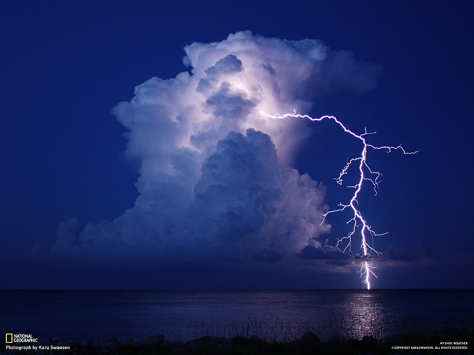 thunders strack, nature HD wallpaper
