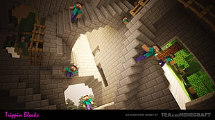 Minecraft Trippin Blocks animated short screenshot