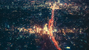 Sky Tree, Tokyo, night, Tokyo HD wallpaper