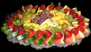 variety of sliced fruits HD wallpaper