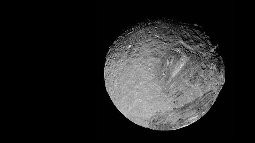 moon, space, Moon, MIranda HD wallpaper
