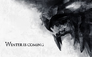Winter is coming poster HD wallpaper