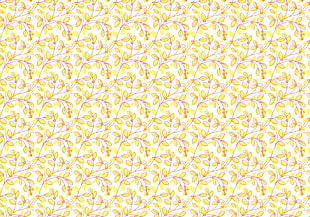 white and yellow floral pattern HD wallpaper