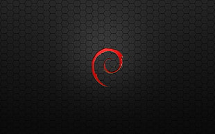 Sign,  Spiral,  Red,  Black HD wallpaper