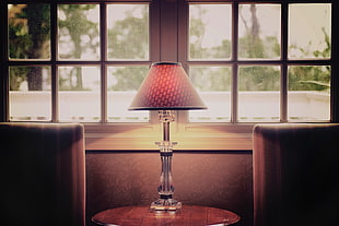 gray table lamp, Torchere, Torch lamp, Table