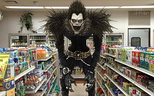 Death Note character in grocery store HD wallpaper