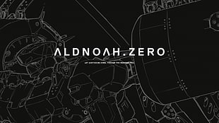 Aldnoah.Zero text on black background