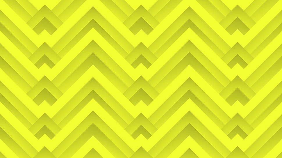 yellow chevron print, lines, circle, texture, yellow HD wallpaper