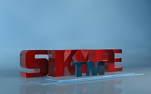photo of Skype TM signage