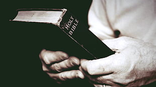 Holy Bible, Holy Bible, hands, Christianity, books HD wallpaper