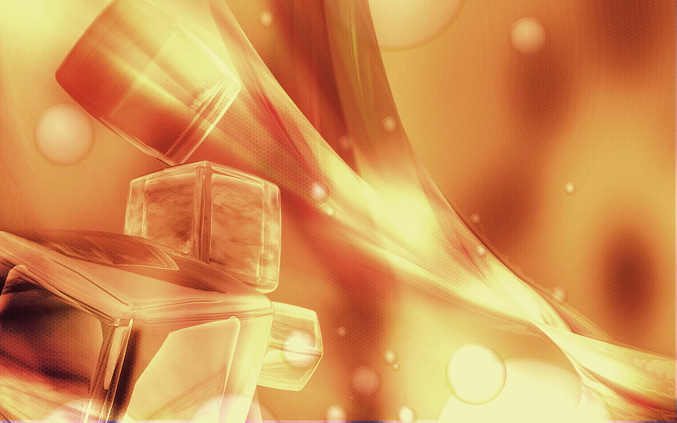 clear cubes wallpaper HD wallpaper