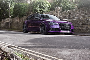 purple Audi 5-door hatchback, RS6, Audi RS4 Avant, ADV.1, ADV.1 Wheels