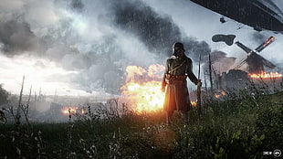 game poster, Battlefield 1, video games, digital art, Battlefield HD wallpaper