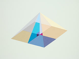 3D illustration, digital art, Android L, minimalism, pattern