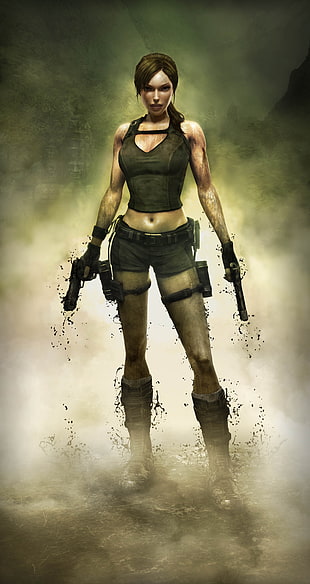 Tomb Raider Lara Croft graphic wallpaper HD wallpaper