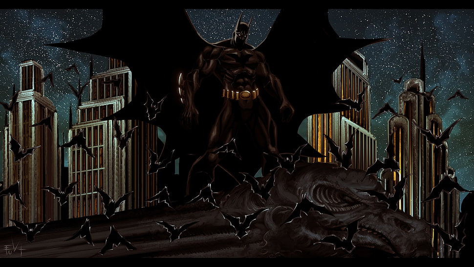 Batman wallpaper, comics, Batman, Bruce Wayne HD wallpaper