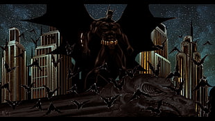 Batman wallpaper, comics, Batman, Bruce Wayne HD wallpaper