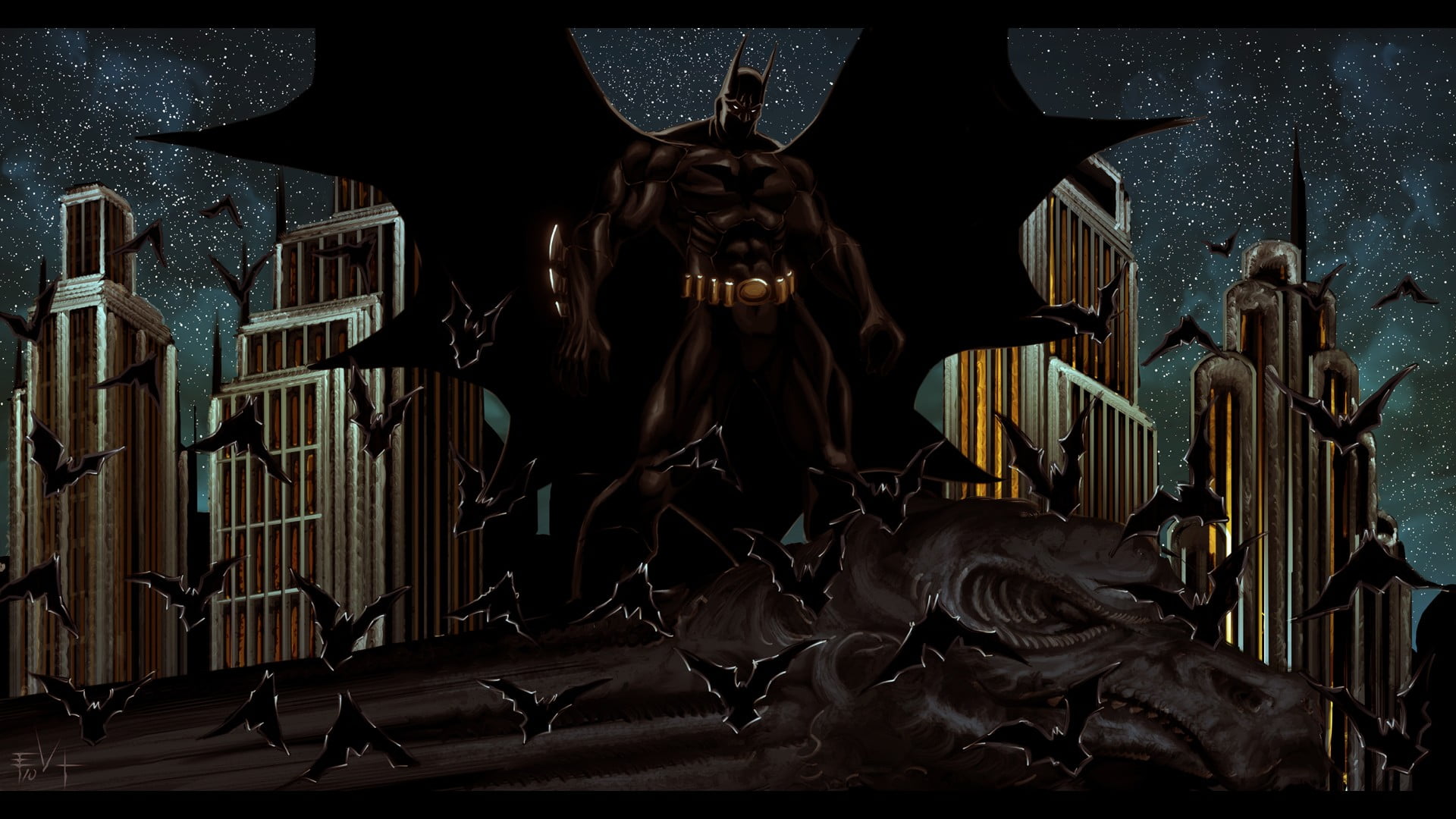 Batman wallpaper, comics, Batman, Bruce Wayne