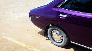 purple muscle car, car, Corona