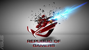 Republic of Gamers logo HD wallpaper
