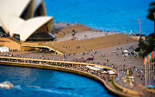 aerial photo of Sydney Opera