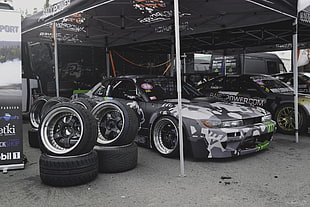 vehicle wheel and tire set, Nissan, Silvia, S13, Nissan S13 HD wallpaper