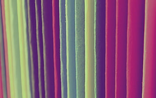 assorted-color textile