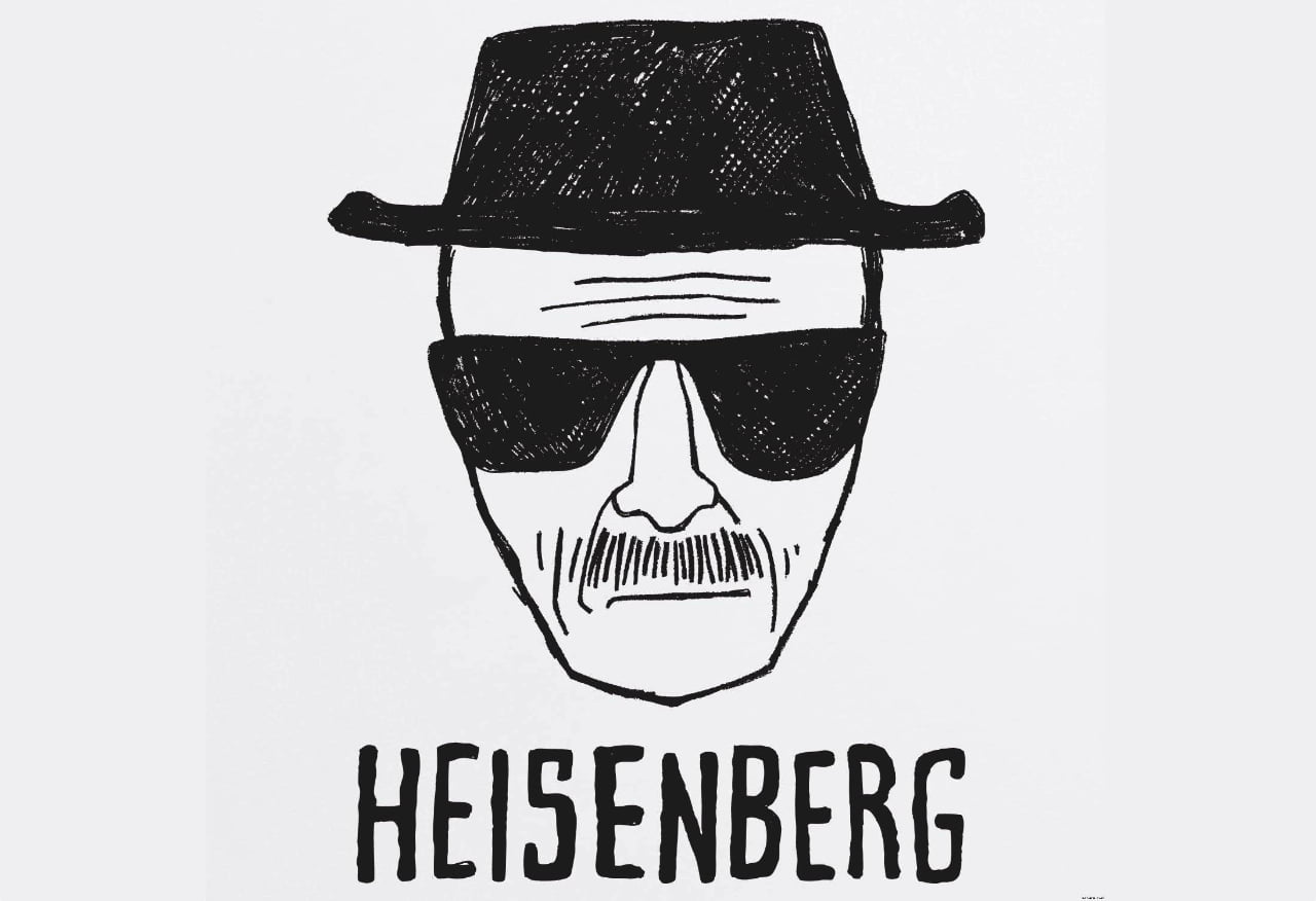 Hesenberg illustration, Breaking Bad, TV, Heisenberg