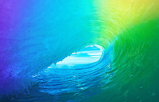 seawave at daytime HD wallpaper
