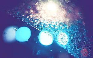 Drops,  Macro,  Lights,  Decorations HD wallpaper