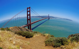Golden Gate Bridge, San Francisco, Golden Bridge, Golden Gate Bridge, sea