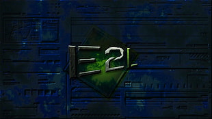 E2L cover screenshot, logo, digital art