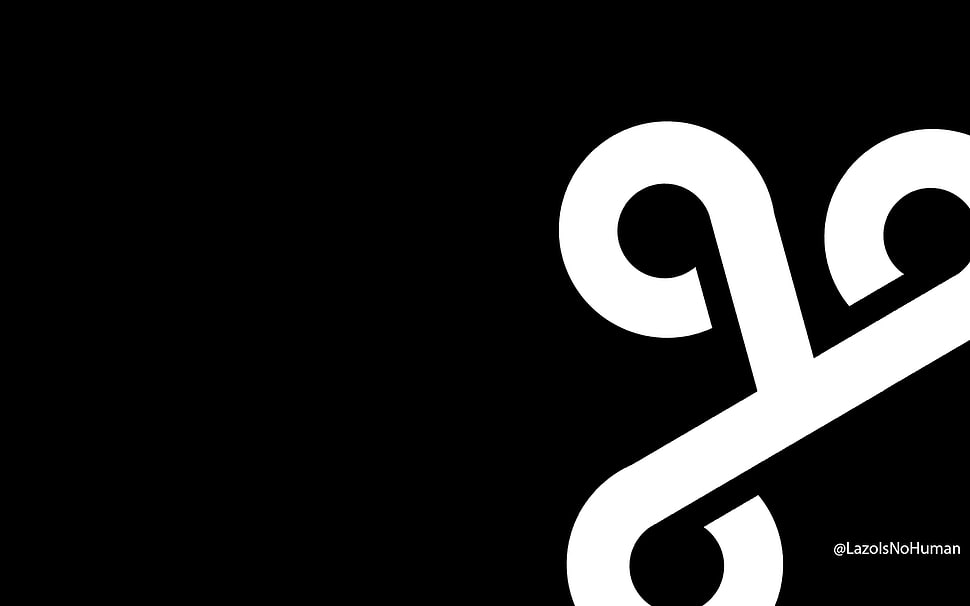 white and black illustration, Smite, Cloud9, minimalism HD wallpaper