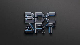 BDC ART logo, 3D HD wallpaper