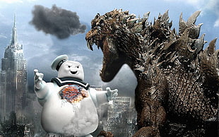 Godzilla vs Pillsbury wallpaper
