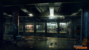 Tom Clancy's The Division digital wallpaper, subway, underground, video games, Tom Clancy's The Division