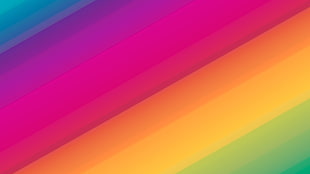 purple, yellow, and green color wallpaper, abstract, diagonal lines, colorful