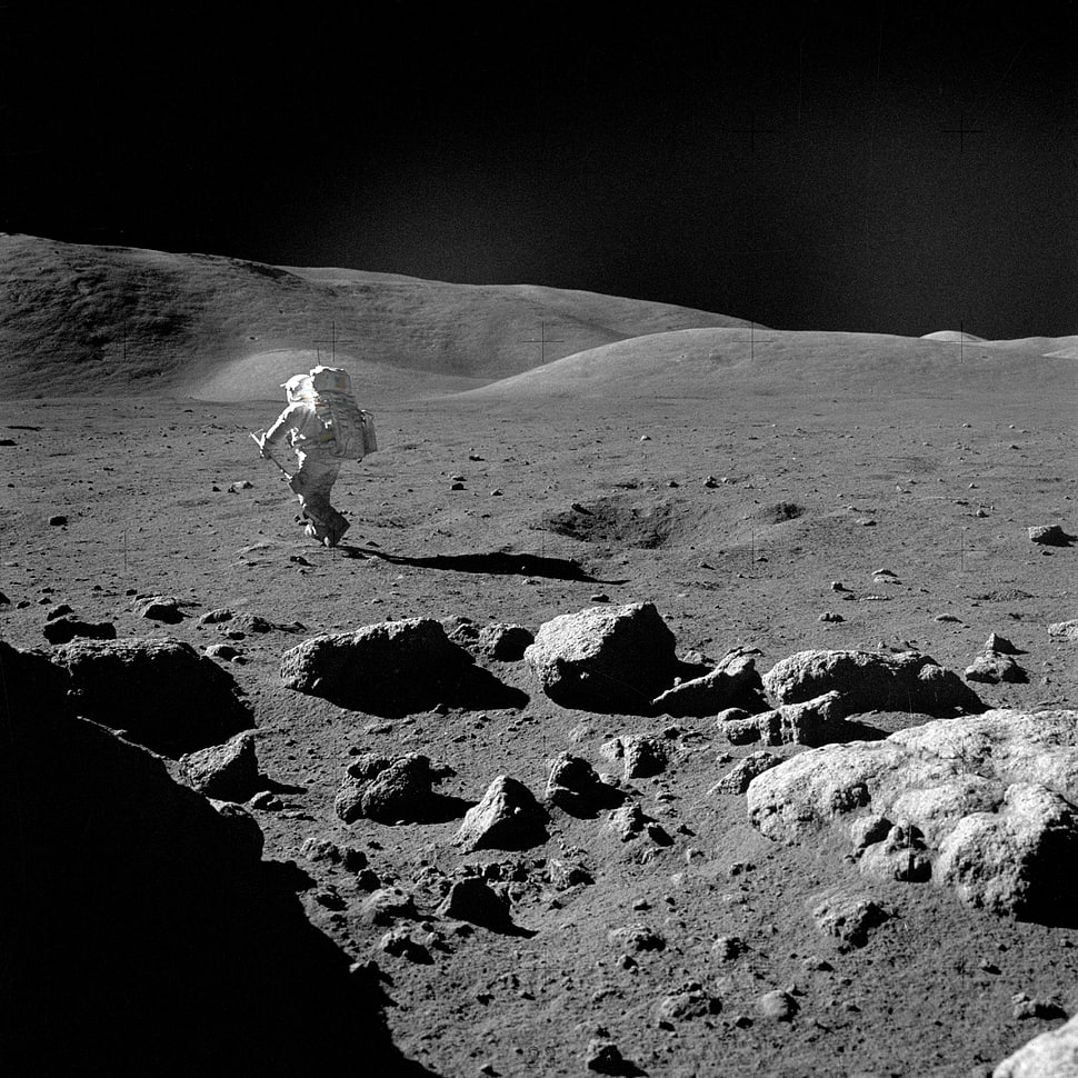 astronaut, Moon, Apollo, astronaut HD wallpaper