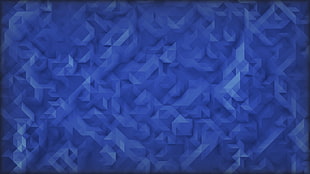 blue and white floral mattress, digital art, low poly, minimalism, 2D