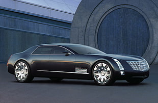 black Cadillac concept car
