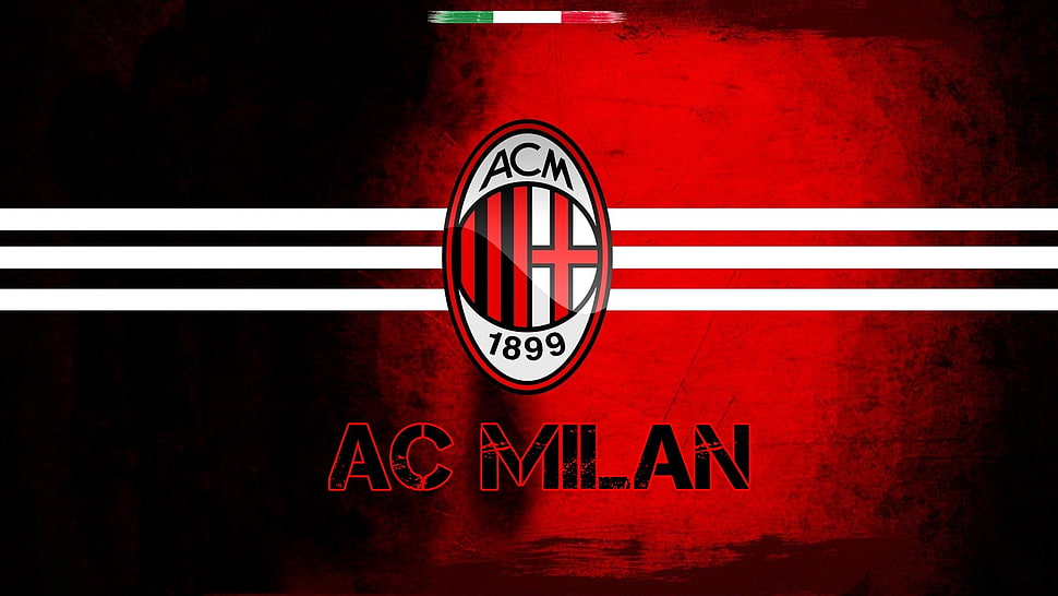 1899 AC Milan logo, AC Milan, sports, soccer clubs, Italy HD wallpaper