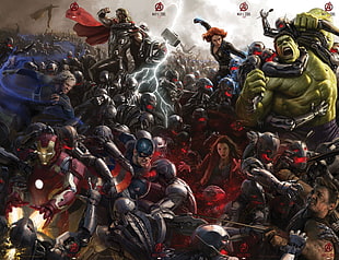 The Avengers animated graphic wallpaper