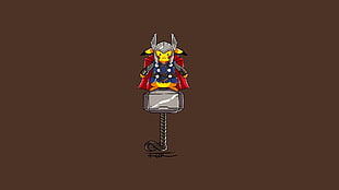Pokemon Pikachu Thor costume, Pikachu, Thor, minimalism, superhero