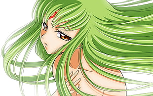 green and white abstract painting, Code Geass