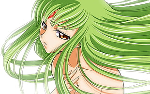 green and white abstract painting, Code Geass